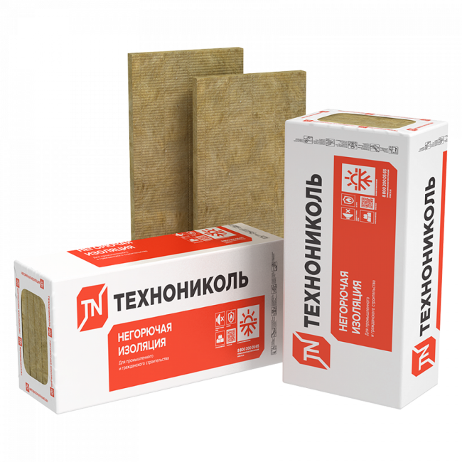 Плиты минераловатные ТЕХНОВЕНТ ОПТИМА 1200х600х50мм (4,32м2/0,216м3)