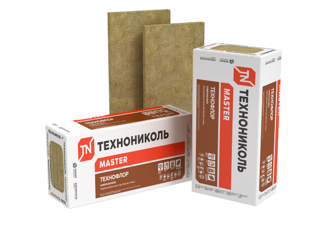 Плиты минераловатные ТЕХНОФЛОР  СТАНДАРТ 1200х600х25 мм (8,64 м2/0,216 м3) 