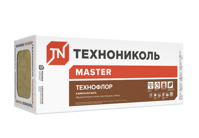 Плиты минераловатные ТЕХНОФЛОР СТАНДАРТ 1200х600х50 мм (4,32 м2/0,216 м3) Плиты минераловатные ТЕХНОФЛОР СТАНДАРТ 1200х600х50 мм (4,32 м2/0,216 м3)